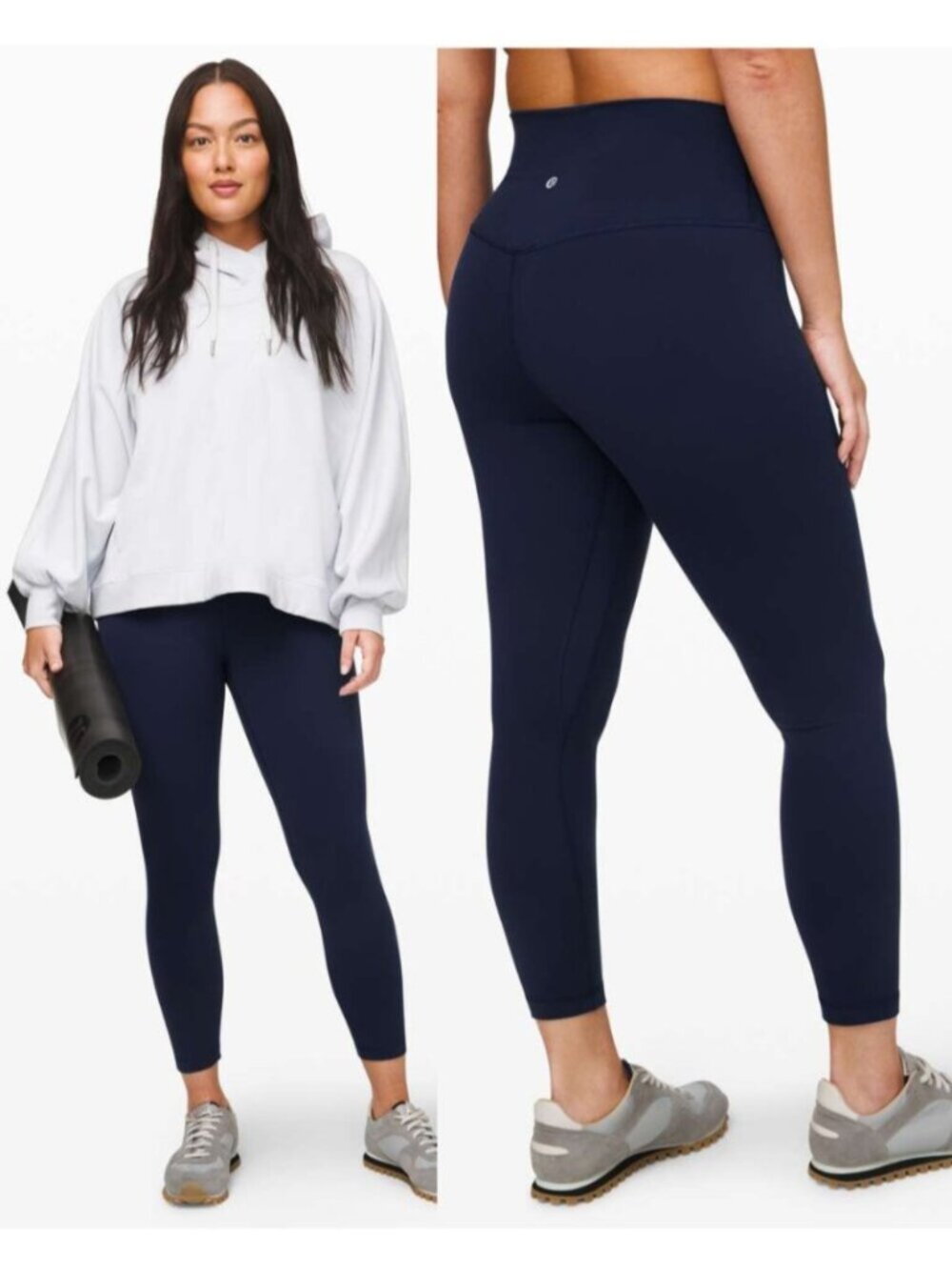 Lululemon True Navy Nulu High Rise Align Pants 25"
